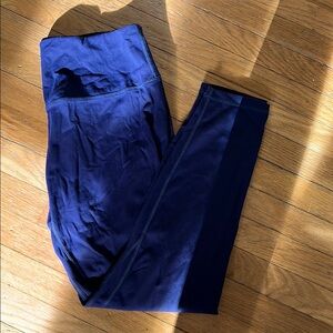 Women’s Sz XL Navy Blue Leggings Good Condition